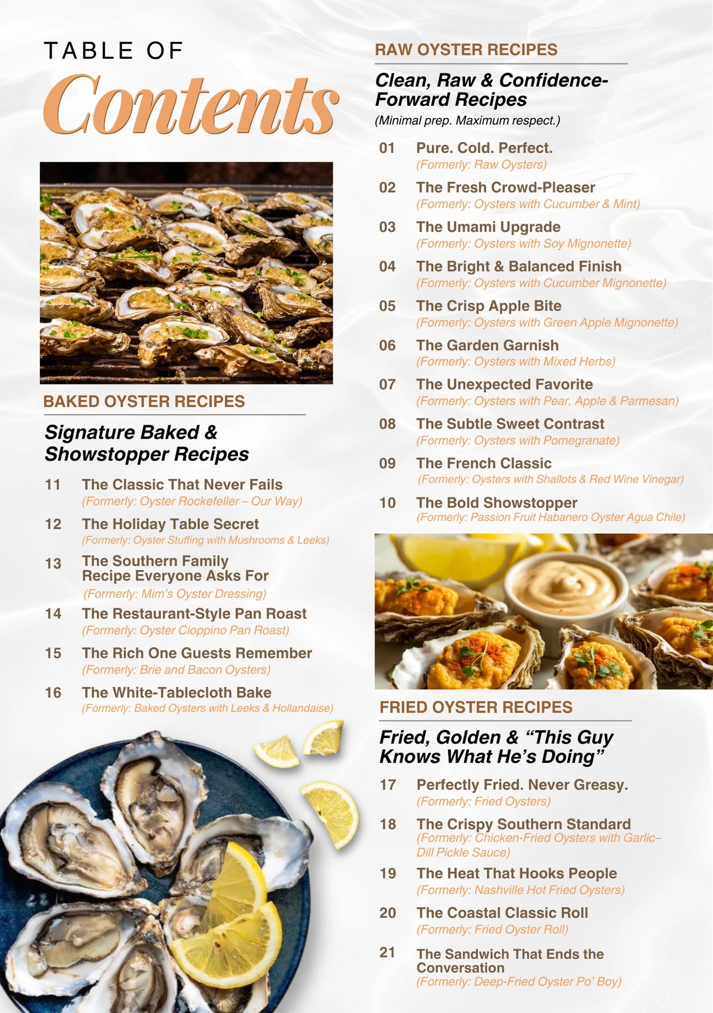 OysterClamp 21 Recipe Ebook