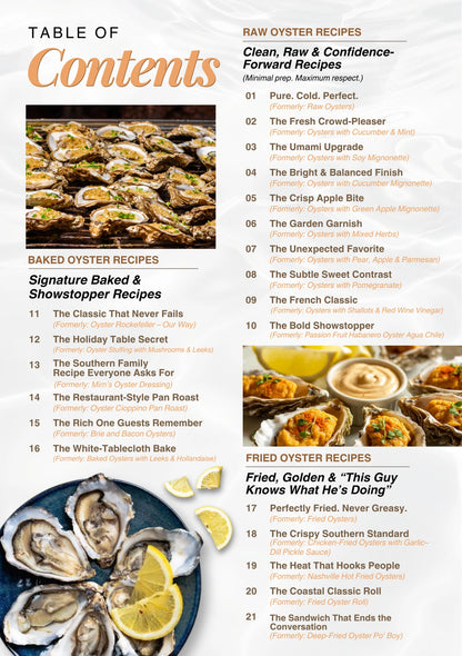 OysterClamp 21 Recipe Ebook